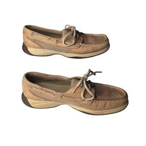 Women’s Sperry Topsider Boat Shoes. Size 6.5M. Very Good Used Condition.